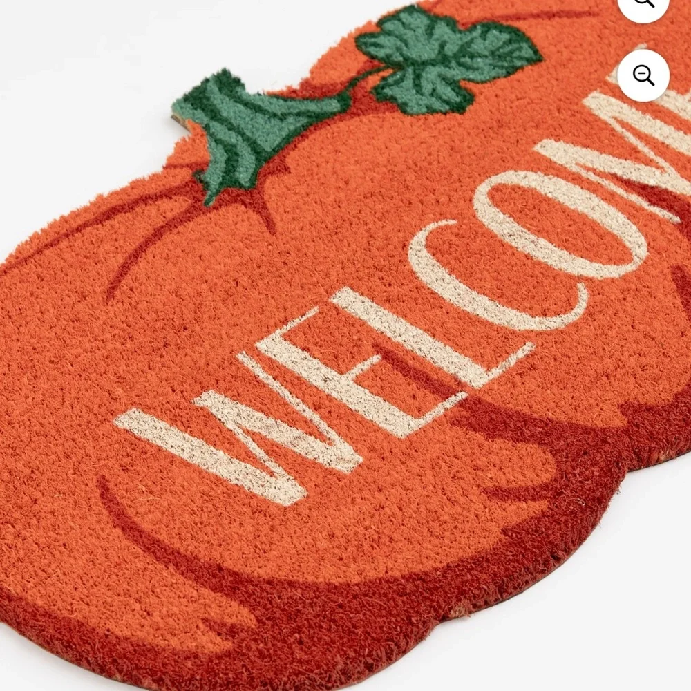 Way to Celebrate 18x30 Pumpkin Outdoor Coir Mat